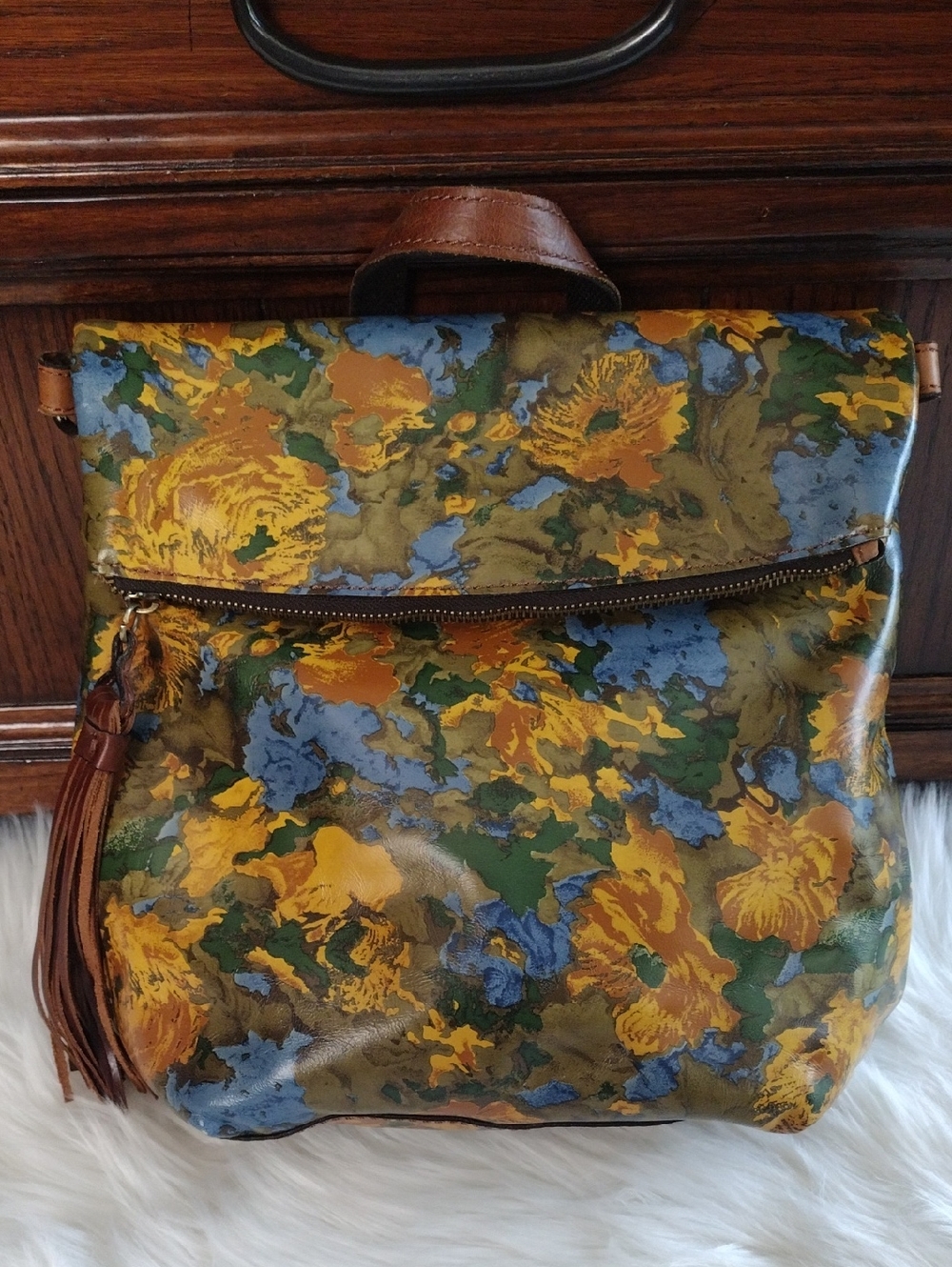 Patricia Nash Luzille Convertible Backpack Bag